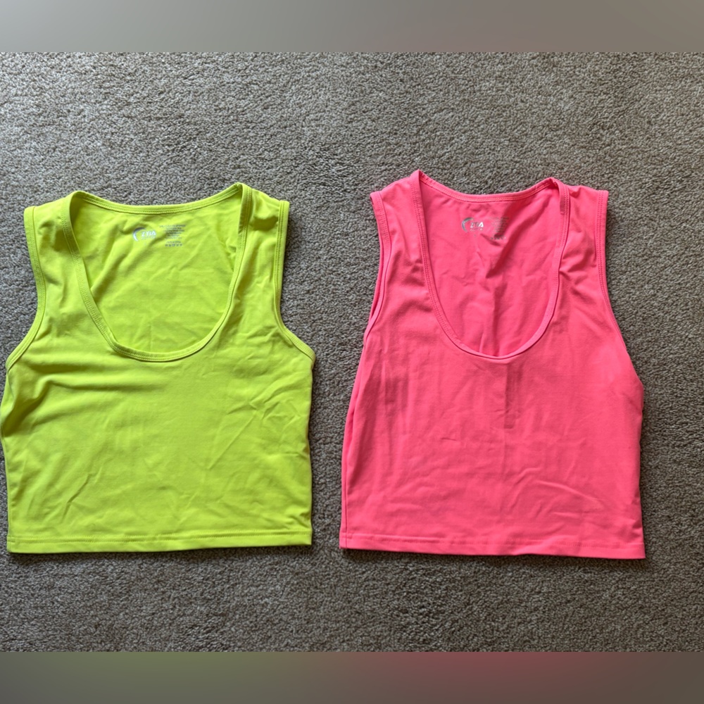 Vibrant Pink and Green Kids Skirt Set